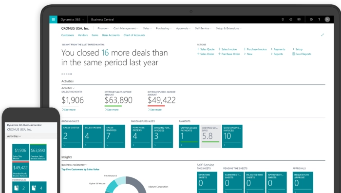 Microsoft dynamics 365 business central Tool